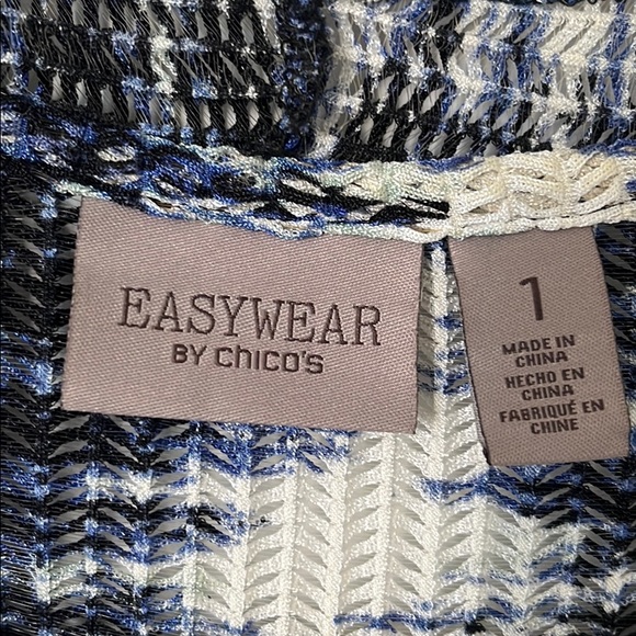 Chico’s Easywear open-weave open front jacket - Picture 4 of 5